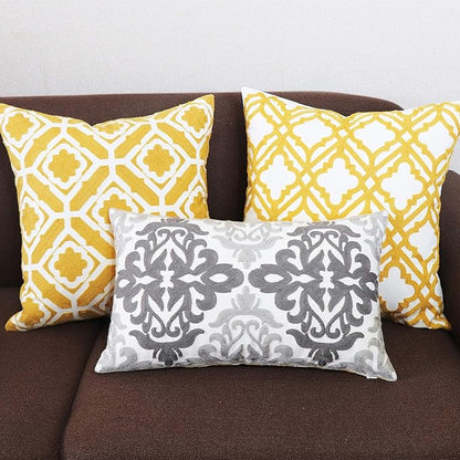 Slow Cow Embroidery Decorative Throw Pillow Cover - Image 4