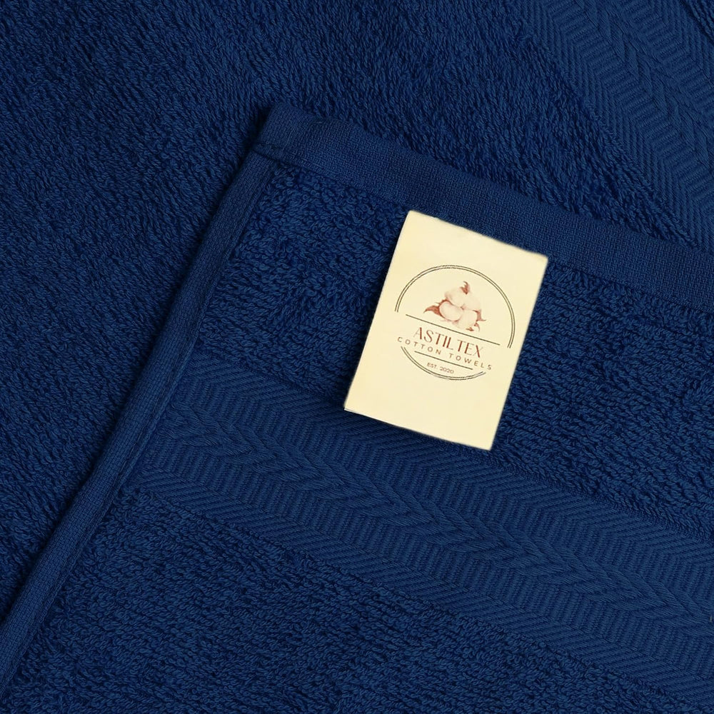 Bath Towels Pack of 6 – 24" x 48" – 100% Cotton Terry, Soft, Quick-...