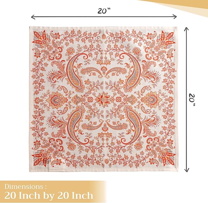 Maison d' Hermine Cloth Napkins Set of 4 100% Cotton - Image 4