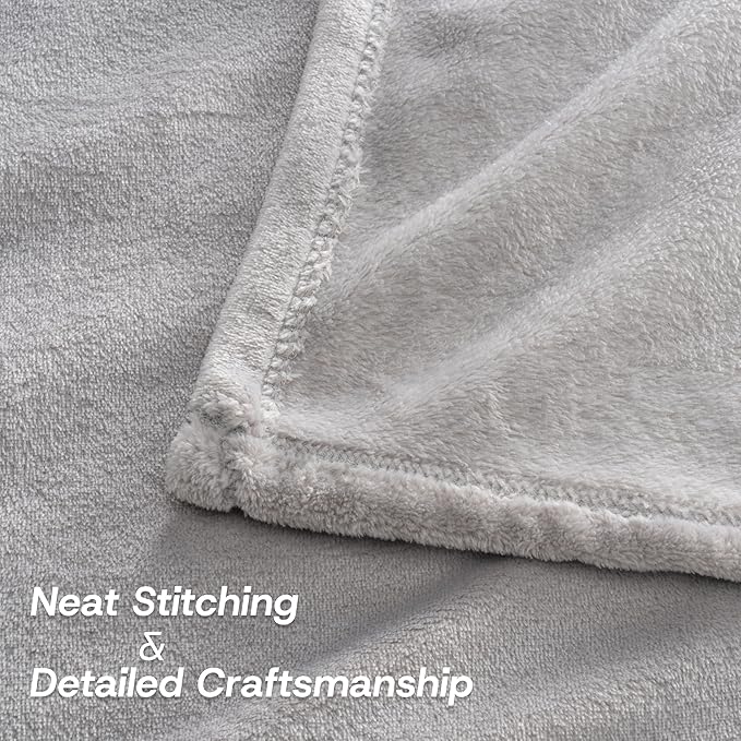 Luxury Fleece Warm Blanket, Soft Lightweight Velvety Plush Blanket - Image 5