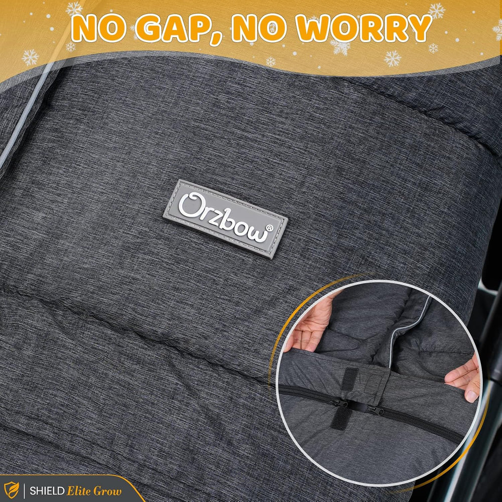 Orzbow Stroller Bunting Bag with Extended Footmuff, Weather-Proof, Warm