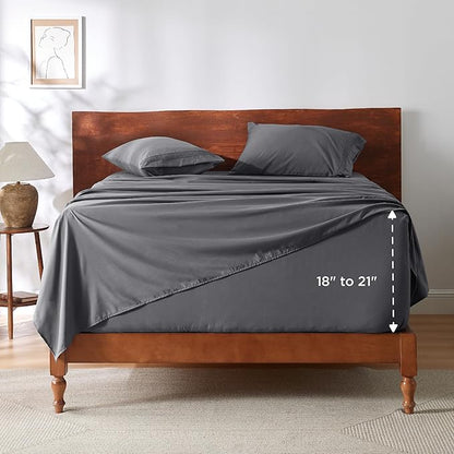 Bedsure Deep Pocket Full Size Bed Sheets Set - Image 8