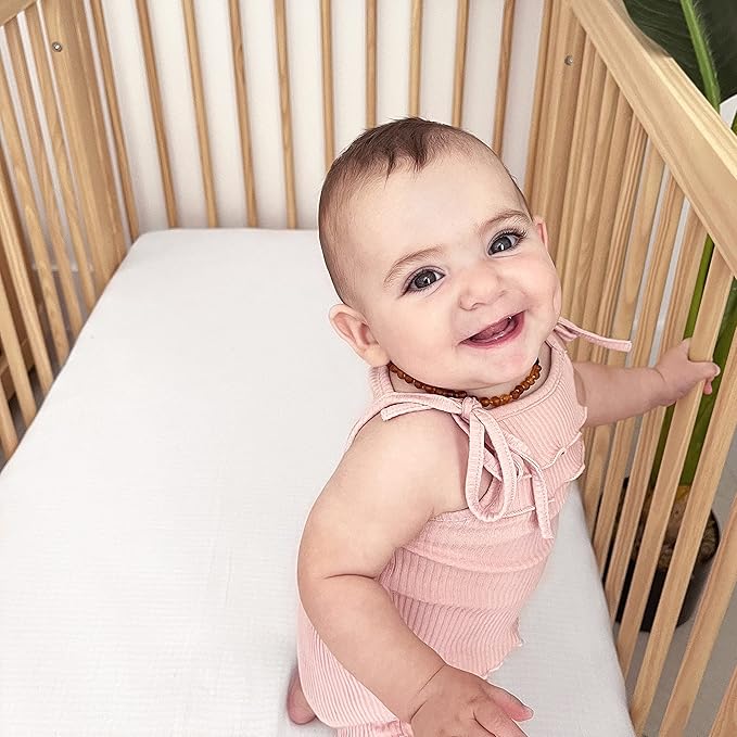 Newton Baby Fitted Mini Crib Sheets | Organic Muslin Cotton, Breathable & Soft - Image 5