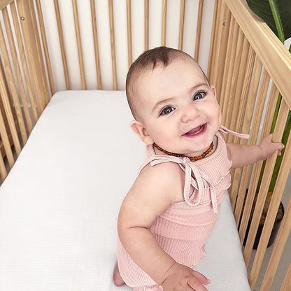 Newton Baby Fitted Mini Crib Sheets | Organic Muslin Cotton, Breathable & Soft - Image 5