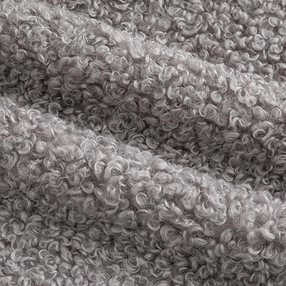 Pack of 2 Curly Teddy Wool Faux Fur Throw Pillow Covers Fuzzy Accent Soft - Image 2