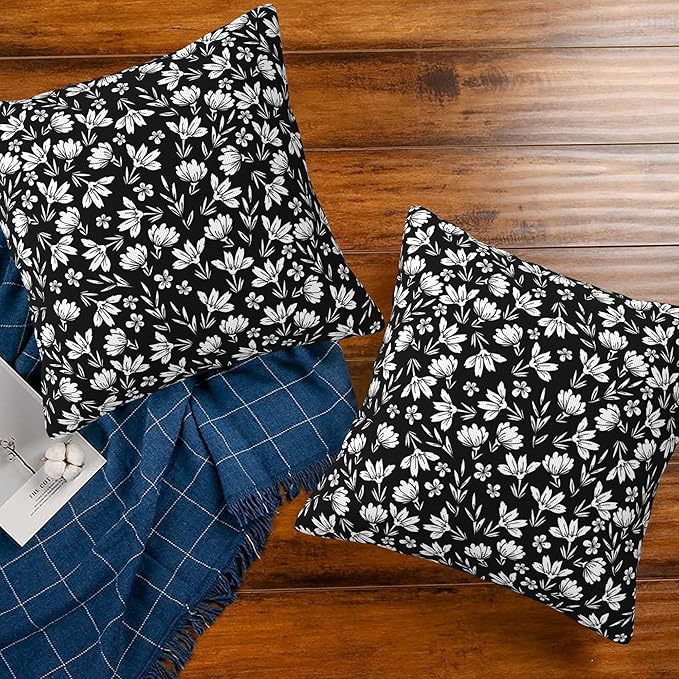 Throw Pillow Cover Case Foggy Forest Pillow Covers 16x16 Inch Set of 2 Soft - Image 7