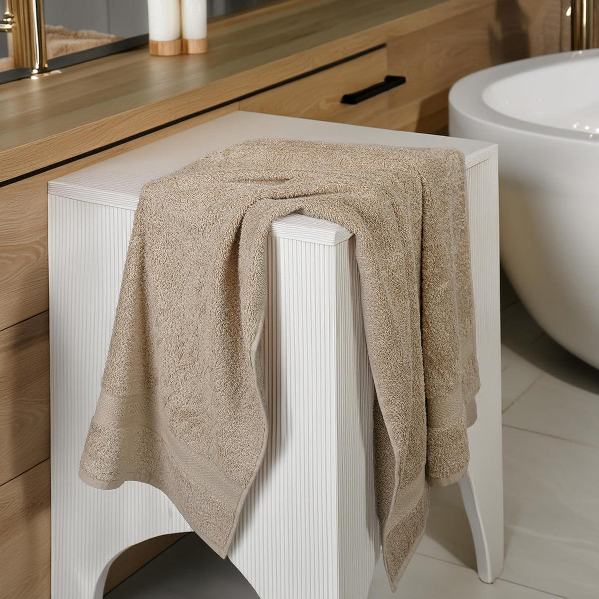 texcraft large bath towels set of 6 –, main product view