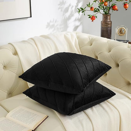 GIGIZAZA Decorative Velvet Pillow Covers 16x16, Living Room Square Cushion - Image 5
