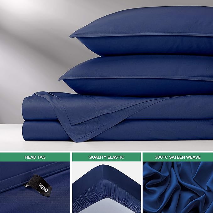 Pure Bamboo Twin Sheets, Genuine 100% Organic Viscose Derived from Bamboo Bed - Image 6
