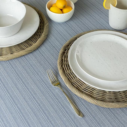 Benson Mills Cameron Textured Fabric Table Cloth, - Image 5