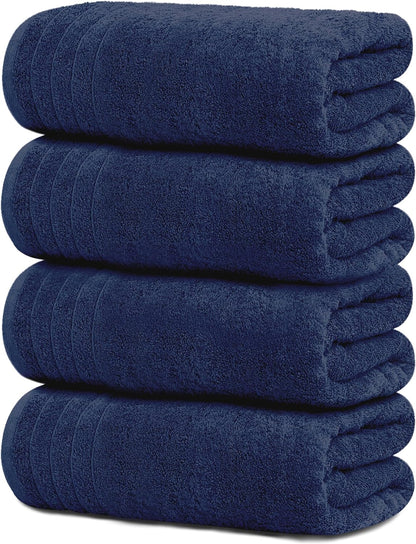 tens towels 4 piece extra large bath towels, main product view