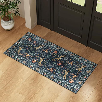 DUKINO 2x4 Rug for Hallway, Washable Kitchen Runner Rug - Image 2