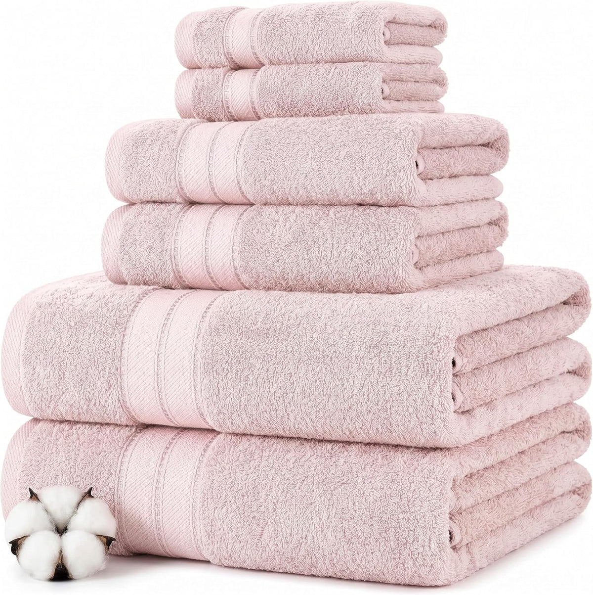 modern threads spun loft 6 piece bath towel, main product view