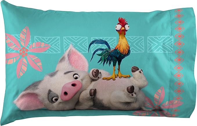 Jay Franco Disney Moana Friends 1 Pack Pillowcase - Image 2