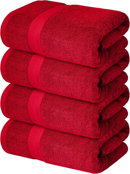 infinitee xclusives 100% ring-spun cotton bath towels for, front angle view