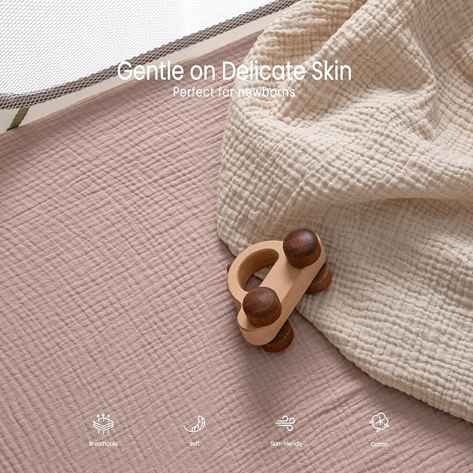 lulumoon Muslin Bassinet Sheets - Image 3
