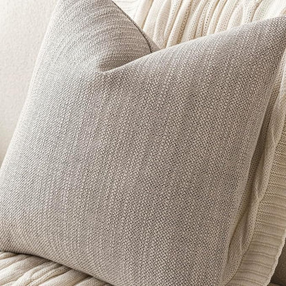 Foindtower Set of 2 Decorative Textured Burlap Linen Throw Pillow Covers - Image 3