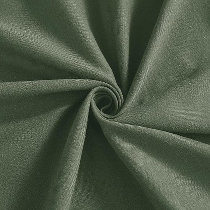NICETOWN Forest Green Linen Curtains - Image 9