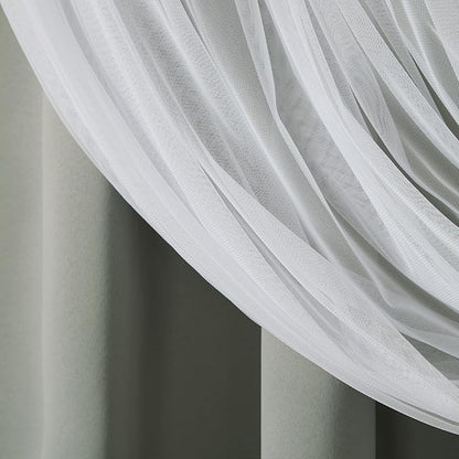 TOWN & COUNTRY LUXE Talia Double Layer Indoor Curtains, Sheer and Room - Image 6