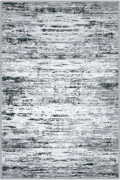 Modern Abstract 8x10 Large Machine Washable Living Room Rug Non-Slip Soft - Image 9