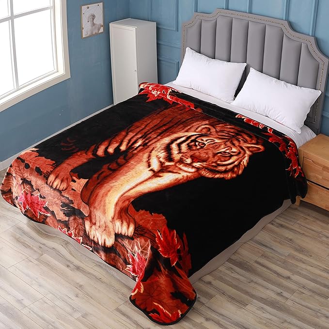 Hiyoko Heavy Korean Mink Tiger Blanket - Image 9