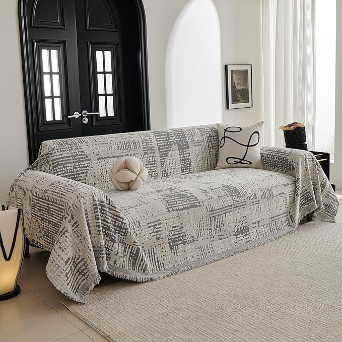 MYSKY HOME Boho Sofa Covers, Couch Covers by MYSKYHOME
