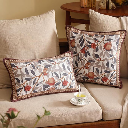 patdrea Designer Throw Pillow Covers Set of 2, Decorative Lumbar Pillowcases - Image 2