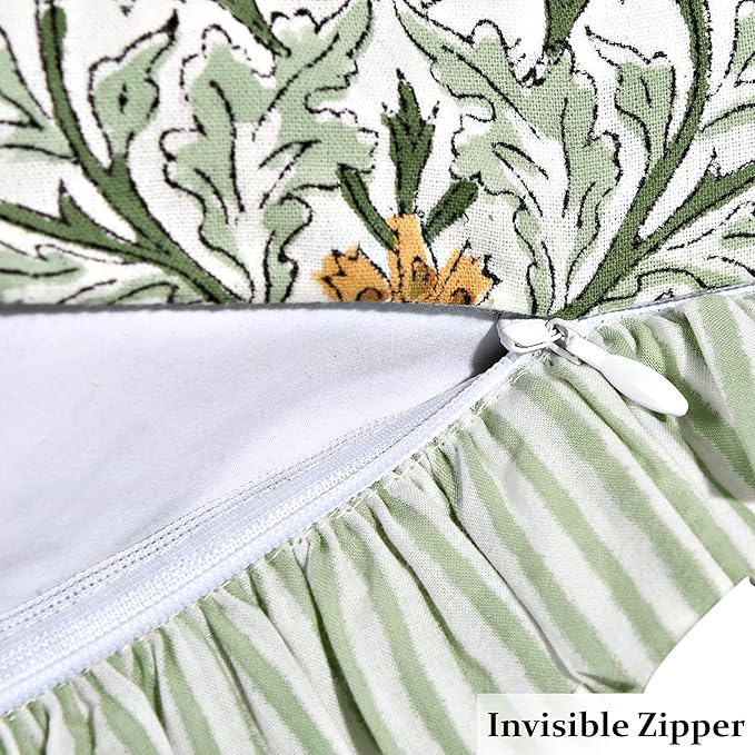 Ridhi Modern Farmhouse Pillow Covers Decorative Cotton Throw Pillow Covers Set - Image 3