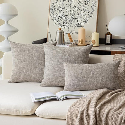 Kevin Textile Linen Throw Pillow Covers Cushion Case Farmhouse Pillowcase - Image 5