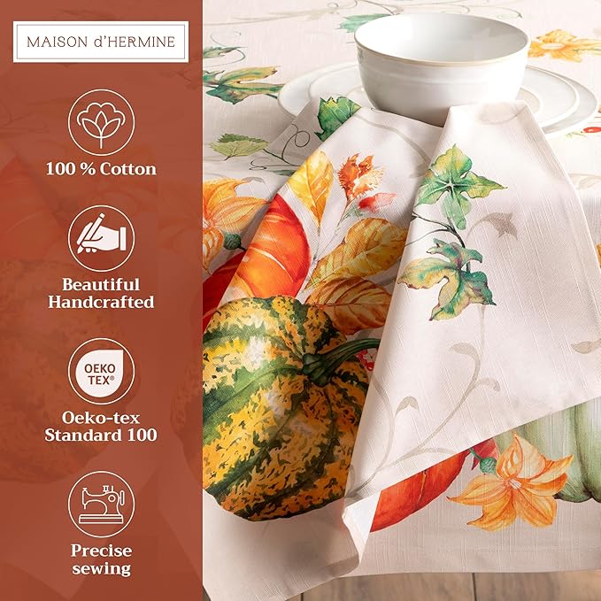 Maison d' Hermine Cloth Napkins Set of 4 100% Cotton - Image 2