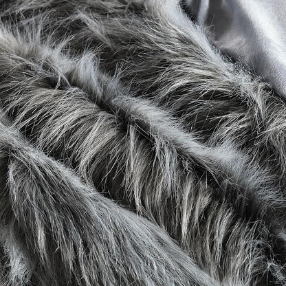 Luxury Faux Fur Throw Blanket, Super Warm, Fluffy Decoration Blanket Scarf - Image 5