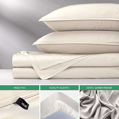 Pure Bamboo Split King Sheets, Genuine 100% Organic Viscose Derived from Bamboo - Image 5