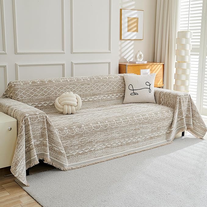 MEETSKY Boho Couch Cover Sofa Slipcover by MEETSKY