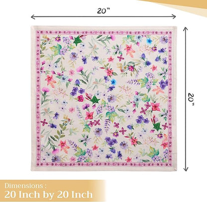 Maison d' Hermine Cloth Napkins Set of 4 100% Cotton Everyday Reusable Square - Image 4