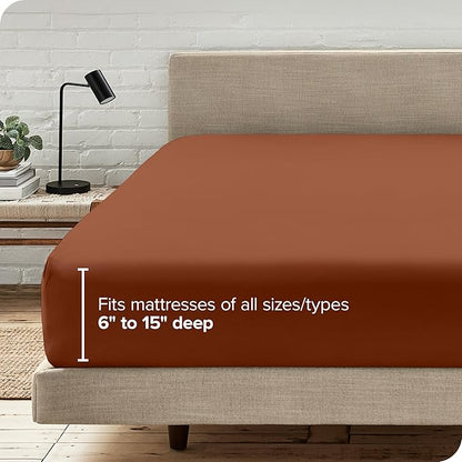Bare Home Fitted Bottom Sheet Twin Size - Image 6