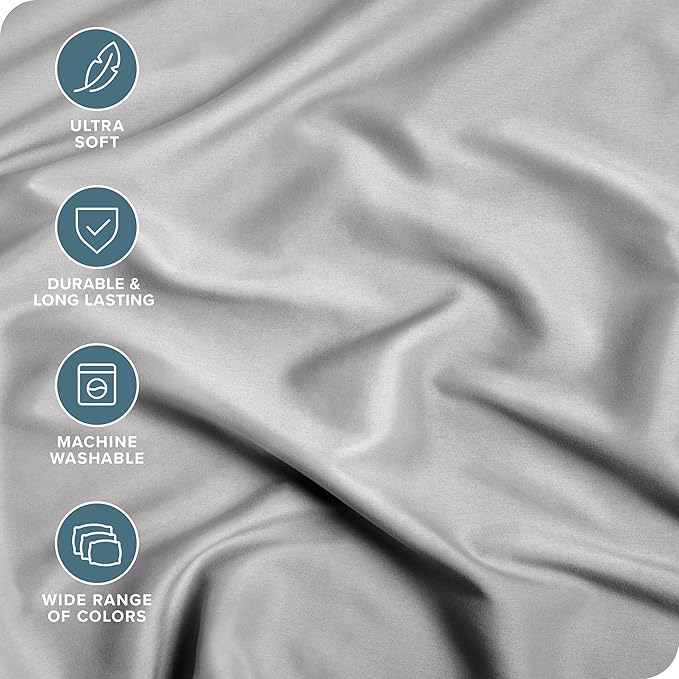 Bare Home 2-Pack Fitted Bottom Sheets Queen - Image 2
