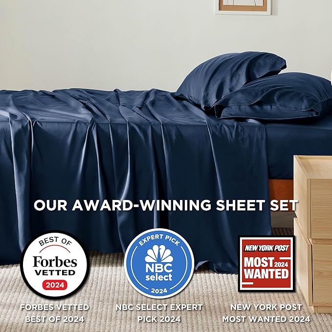 Bedsure California King Sheet Sets, Cooling Sheets - Image 2