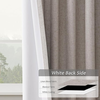 Brownish Grey Blackout Curtains 96 Inches Long - Image 5