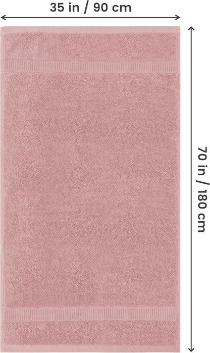 utopia towels jumbo bath sheets, 2 pack, 35x70, close-up detail