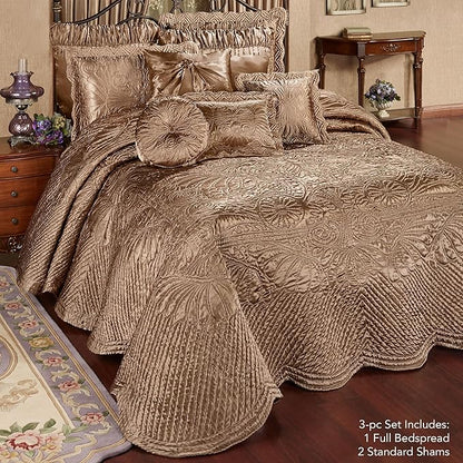Touch of Class Portia Luxury Bedding | Rich Smoky Topaz | Premier Quilted - Image 2