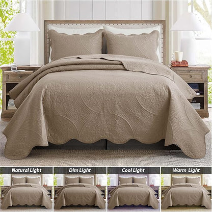 IR Imperial Rooms King Quilt Bedding Set Size + 2 Pillow Shams - Image 8