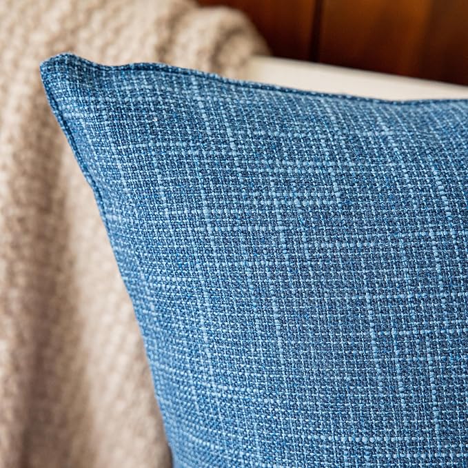 Kevin Textile Throw Pillow Covers, Faux Linen Home Decorative Cushion Cover - Image 3