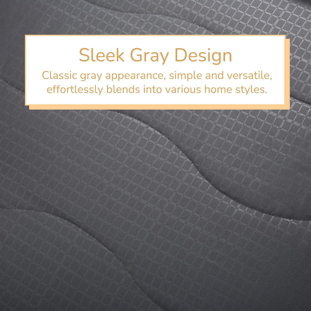 Electric Mattress Pad King Size 78"x80", Gray