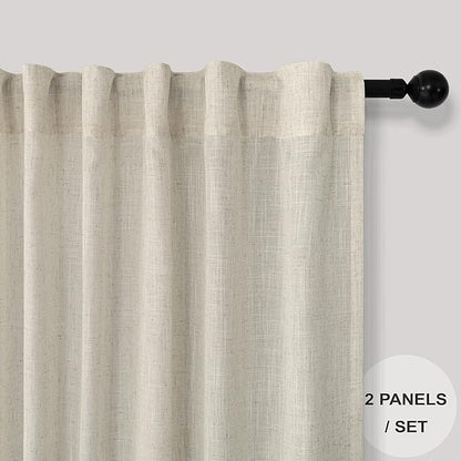 Pitalk Beige Curtains 78 Inches Long - Image 2