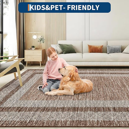 GarveeHome Extra Large Area Rug 10x13 Modern Geometric Rug - Image 6