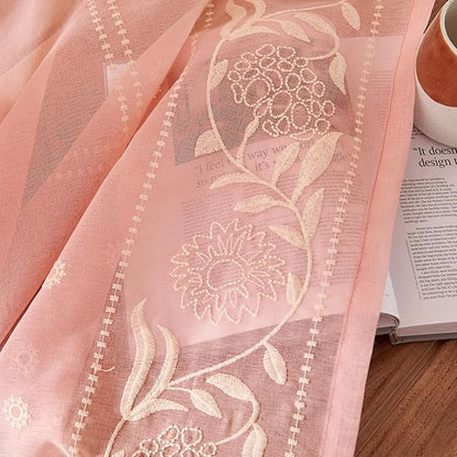 jinchan Winslow Sheer Curtains 63 Inch Length - Image 4