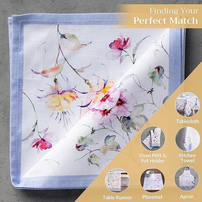 Maison d' Hermine Cloth Napkins Set of 4 100% Cotton Everyday Reusable Square - Image 5