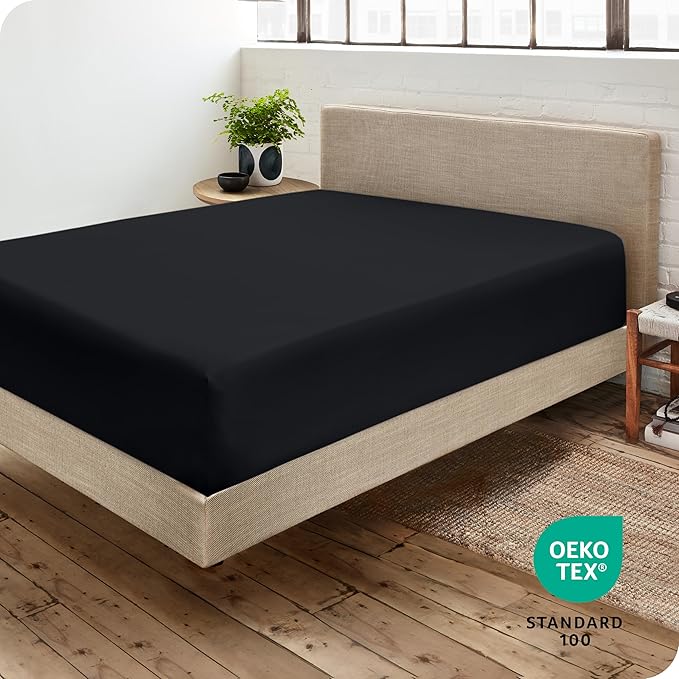 Bare Home Fitted Bottom Sheet Full Size - Image 4