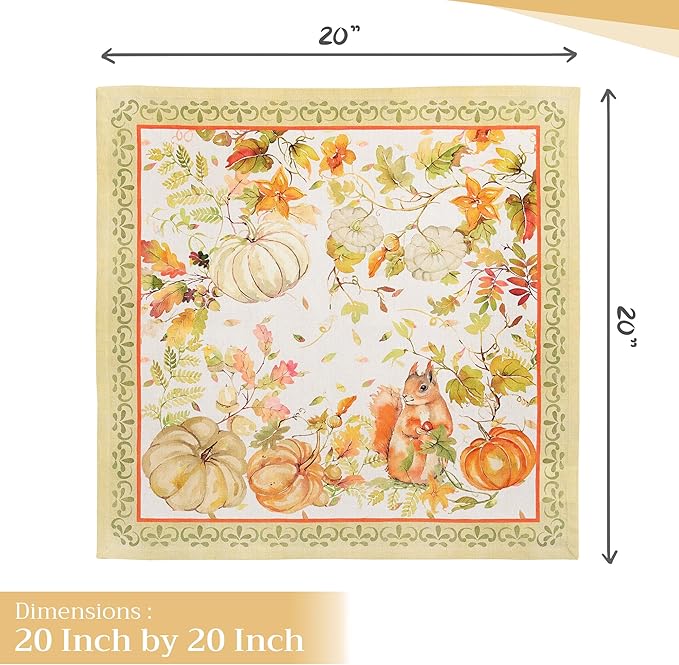 Maison d' Hermine Cloth Napkins Set of 4 100% Cotton - Image 4