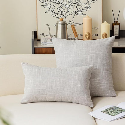Kevin Textile Decorative Lined Linen Cushion Cover Throw Pillow Case - Image 4